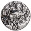 2021 Australia 5 oz Silver Zhao Yun (Antiqued)
