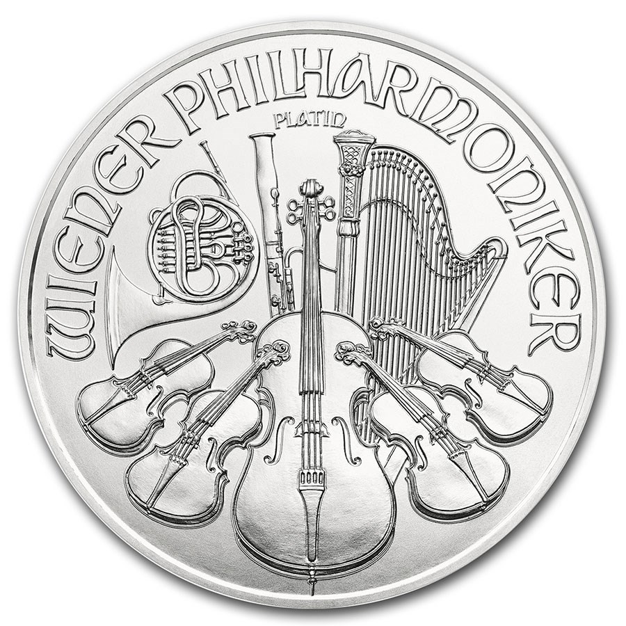 2021 Austria 1 oz Platinum Philharmonic BU