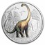 2021 Austria Cupro-Nickel €3 Color Supersaurs (Argentinosaurus)