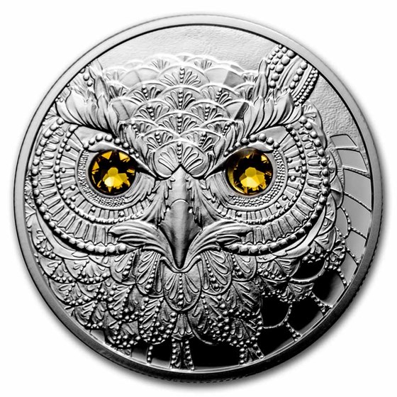 2021 Austria Silver €20 Eyes of the World The Wisdom of the Owl