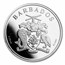 2021 Barbados 1/10 oz Platinum Flamingo BU