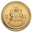 2021 Barbados 1 oz Gold Trident BU