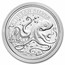 2021 Barbados 1 oz Silver Caribbean Octopus BU