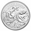 2021 Barbados 1 oz Silver Caribbean Octopus BU