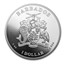 2021 Barbados 1 oz Silver Caribbean Seahorse BU