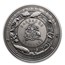 2021 Barbados 3 oz Silver Antique Underwater World (Octopus)