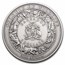 2021 Barbados 3 oz Silver Colors of Wildlife: Tiger