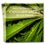 2021 Benin 1 oz Silver High Relief Cannabis Sativa Black-Dmg Box