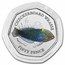2021 BIOT Cupro-Nickel 50 Pence Sea Creatures: Checkerboard Fish