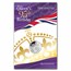 2021 BIOT Cupro-Nickel 50p Queen's 95th Birthday Crown Jewels