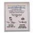 2021 BIOT Silver Proof 50 pence Sea Creatures: Checkerboard Fish