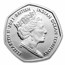 2021 BIOT Silver Proof 50 pence Sea Creatures: Checkerboard Fish