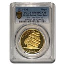 2021 British Indian Ocean Terr. 1 oz Gold Cutty Sark PR-68 PCGS 2021 British Indian Ocean Terr. 1 oz Gold Cutty Sark PR-68 PCGS