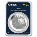 2021 BVI 1 oz Silver Flamingo (MD® Premier + PCGS FS) 2021 BVI 1 oz Silver Flamingo (MD® Premier + PCGS FS)