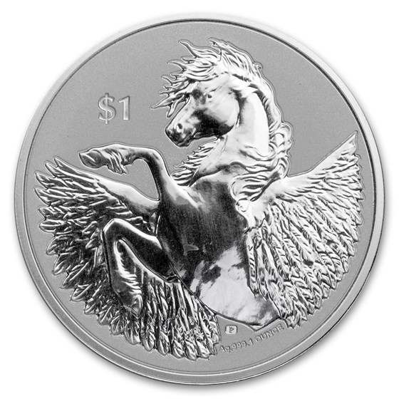 2021 BVI 1 oz Silver Pegasus Reverse Cameo BU 2021 BVI 1 oz Silver Pegasus Reverse Cameo BU