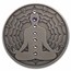 2021 Cameroon 2 oz Silver Antique Chakra; Ajna
