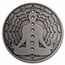 2021 Cameroon 2 oz Silver Antique Chakra; Manipura