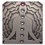 2021 Cameroon 2 oz Silver Antique Chakra; Sahasrara