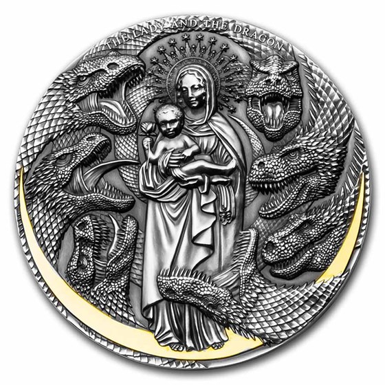 2021 Cameroon 3 oz Silver Apocalypse: The Lady & The Dragon 2021 Cameroon 3 oz Silver Apocalypse: The Lady & The Dragon