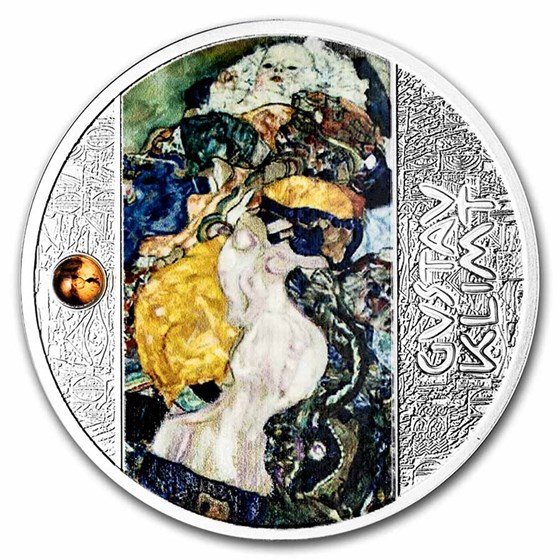 2021 Cameroon Silver Gustav Klimt; Baby 2021 Cameroon Silver Gustav Klimt; Baby