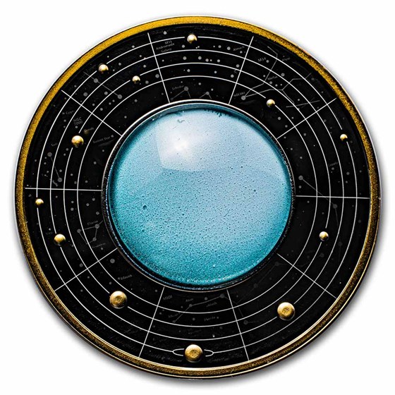 Buy 2021 Cameroon Silver Solar System: Uranus | APMEX