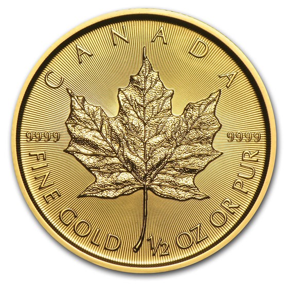 2021 Canada 1/2 oz Gold Maple Leaf BU 2021 Canada 1/2 oz Gold Maple Leaf BU