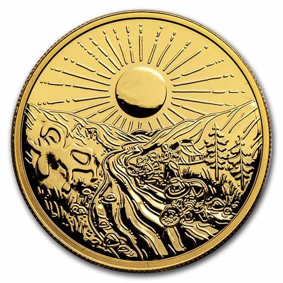 2021 Canada 1 oz Gold $200 125th Anniv of the Klondike Gold Rush 2021 Canada 1 oz Gold $200 125th Anniv of the Klondike Gold Rush