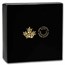 2021 Canada 1 oz Gold $200 Maple Leaf Celebration Piedfort