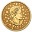 2021 Canada 1 oz Gold $200 Maple Leaf Celebration Piedfort