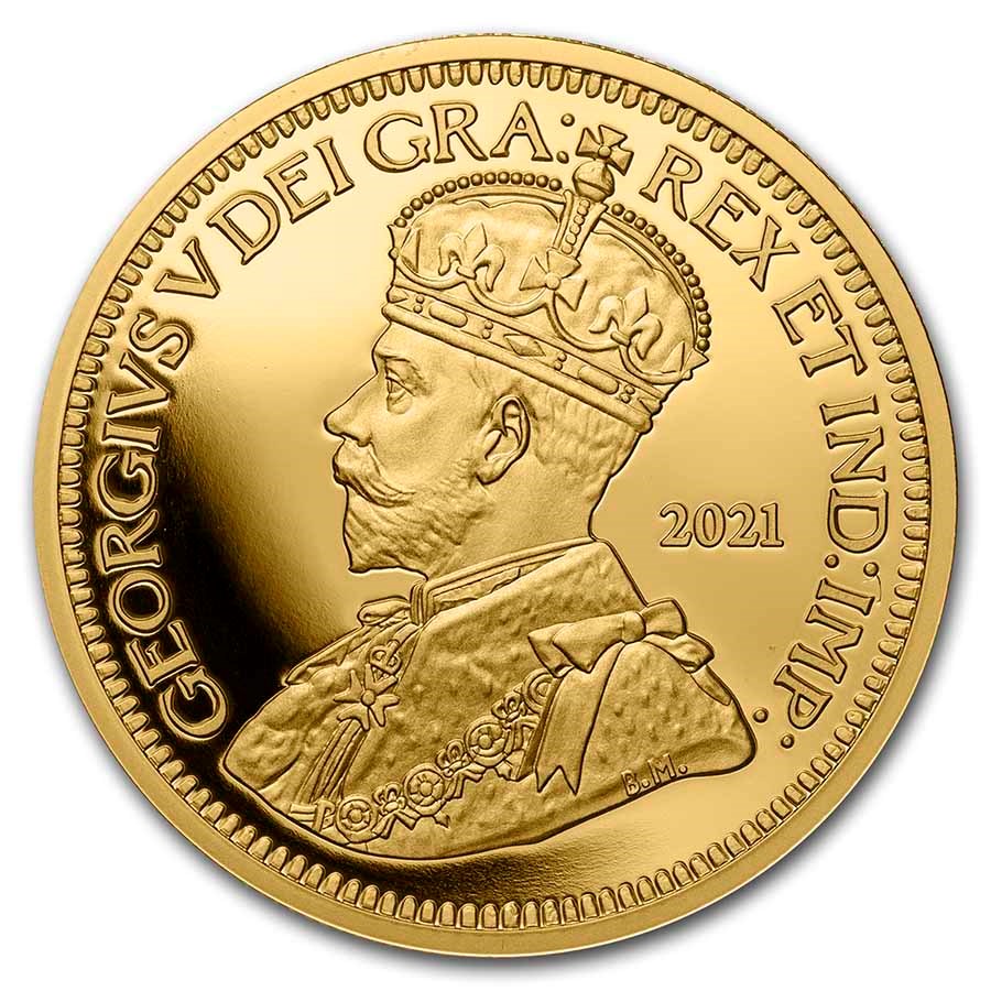2021 Canada 1 oz Gold Canada's Rarest Coins 1936 Dot 10 Cents