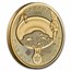 2021 Canada 1 oz Gold Klondike Gold Rush .99999 BU (Assay Card)