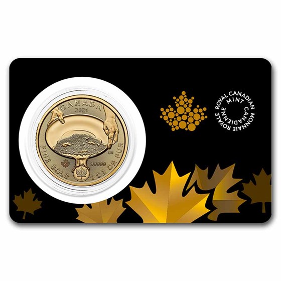 2021 Canada 1 oz Gold Klondike Gold Rush .99999 BU (Assay Card) 2021 Canada 1 oz Gold Klondike Gold Rush .99999 BU (Assay Card)