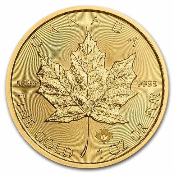 2021 Canada 1 oz Gold Maple Leaf BU