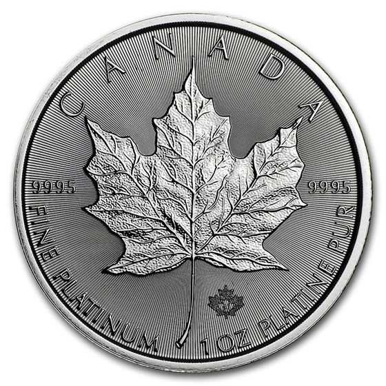 2021 Canada 1 oz Platinum Maple Leaf BU