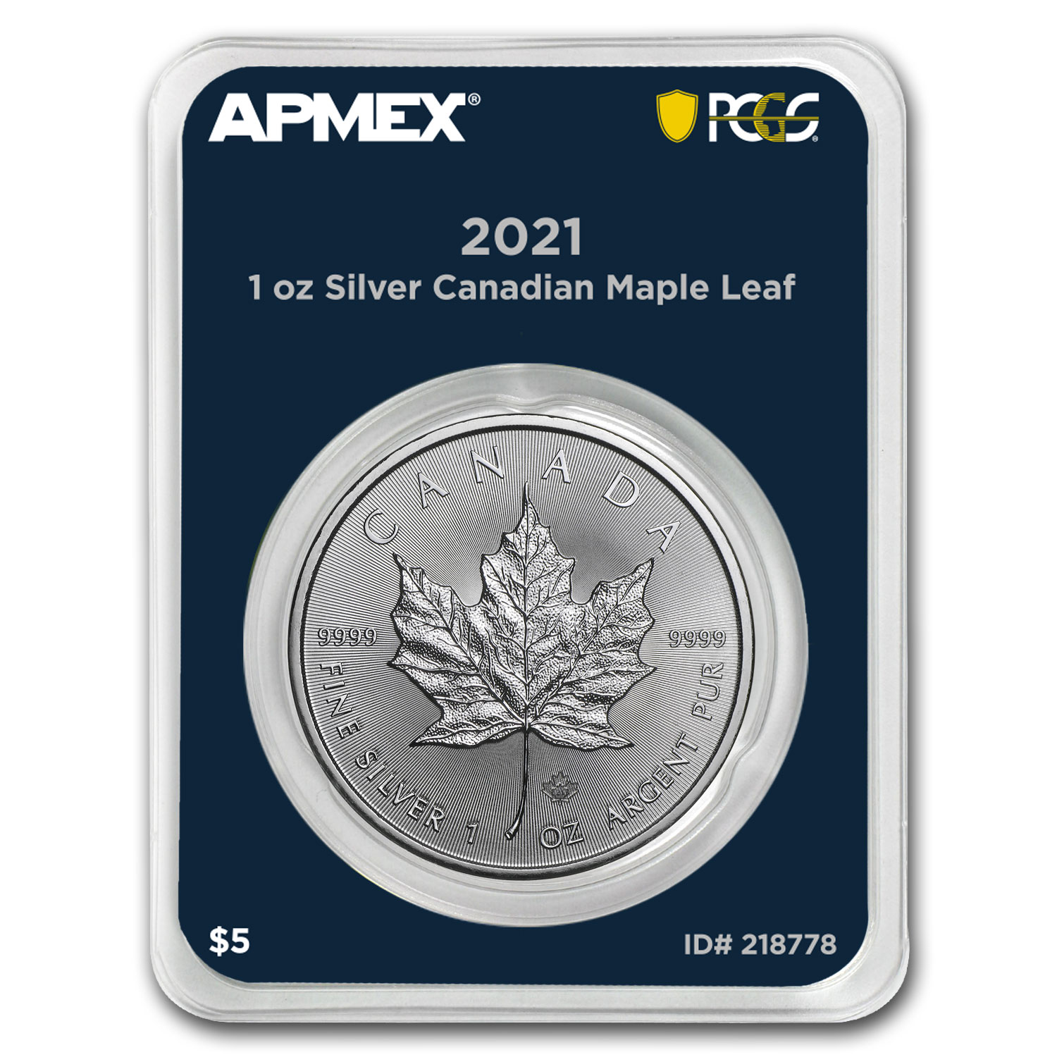 Buy 2021 Canada 1 oz Silver Maple Leaf (MD® Premier Single + PCGS