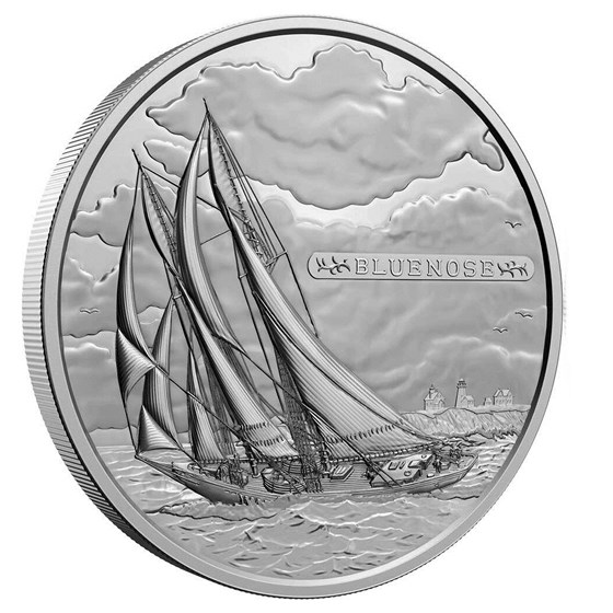 2021 Canada 5 kilo Silver $500 100th Anniversary of Bluenose 2021 Canada 5 kilo Silver $500 100th Anniversary of Bluenose