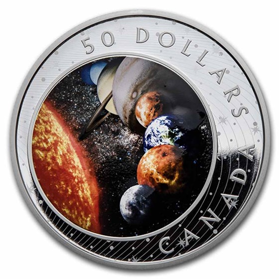 2021 Canada 5 oz Silver $50 The Solar System 2021 Canada 5 oz Silver $50 The Solar System