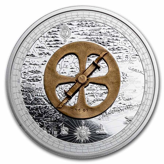 2021 Canada Ag $50 Lost Then Found: Champlain and the Astrolabe 2021 Canada Ag $50 Lost Then Found: Champlain and the Astrolabe