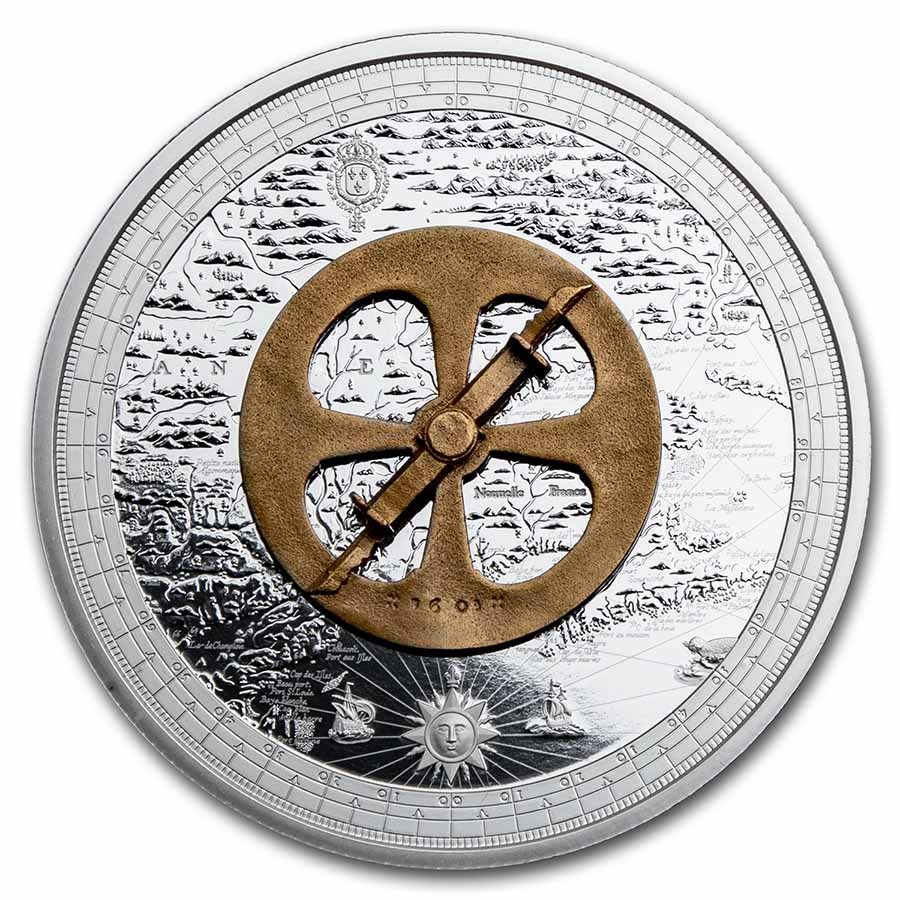 2021 Canada Ag $50 Lost Then Found: Champlain and the Astrolabe
