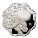 2021 Canada Silver $15 Lunar Lotus Year of the Ox Proof