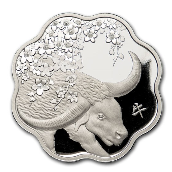 2021 Canada Silver $15 Lunar Lotus Year of the Ox Proof 2021 Canada Silver $15 Lunar Lotus Year of the Ox Proof