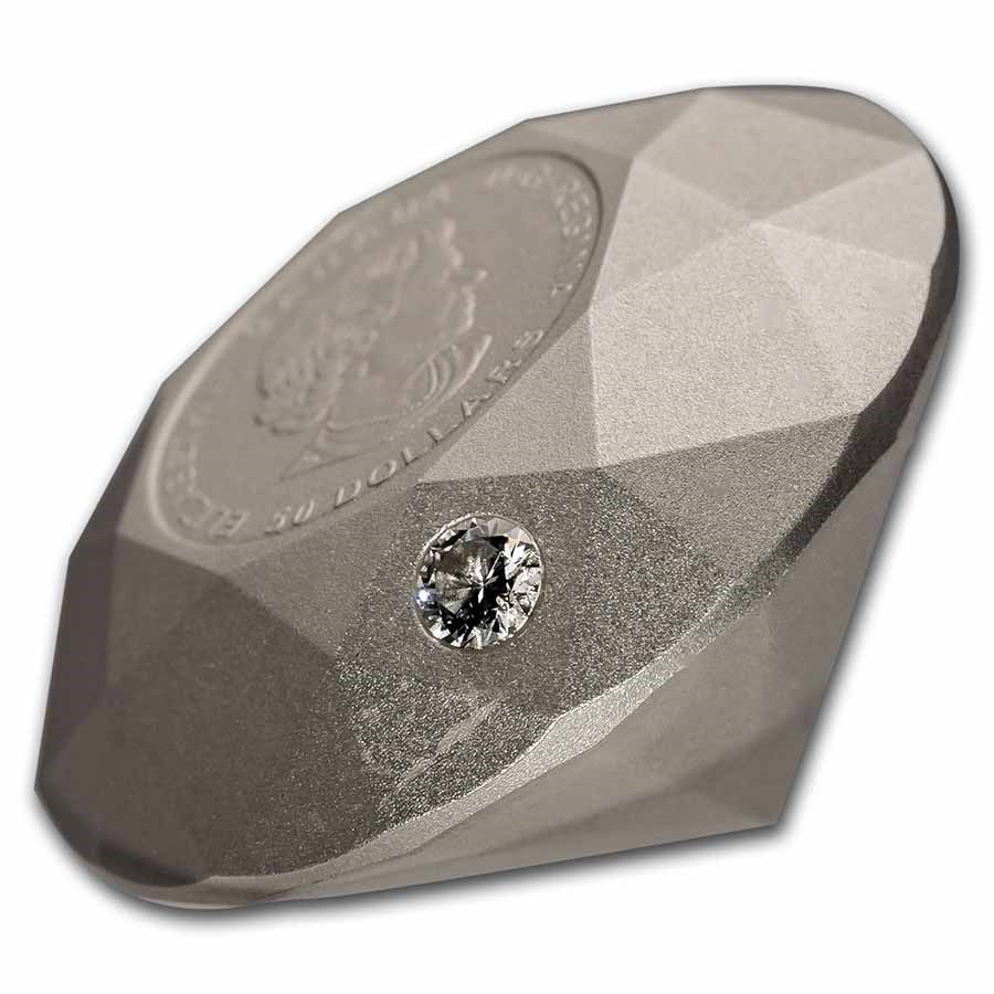 2021 Canada Silver $50 Diamond-Shaped Forevermark © Diamond