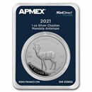 2021 Chad 1 oz Silver Mandala Antelope (MD Premier® Single)