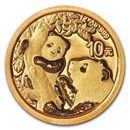 2021 China 1 gram Gold Panda BU (Sealed)