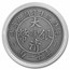 2021 China 1 oz Antique Silver Twin Dragon Dollar Restrike