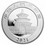 2021 China 30 gram Silver Panda MS-70 PCGS (FS, Yin-Yang)