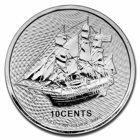 2021 Cook Islands 1/10 oz Silver Bounty BU 2021 Cook Islands 1/10 oz Silver Bounty BU