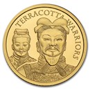 2021 Cook Islands 1/2 gram Gold Terracotta Warriors