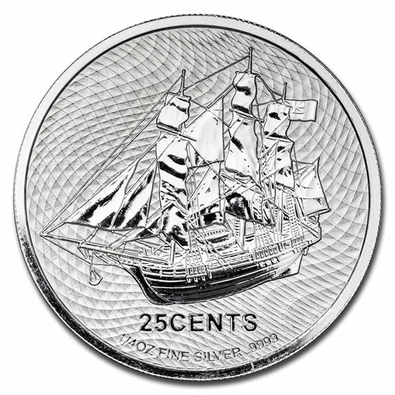 2021 Cook Islands 1/4 oz Silver Bounty Coin 2021 Cook Islands 1/4 oz Silver Bounty Coin