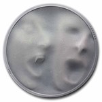 2021 Cook Islands 1 oz Antique Silver Trap Attack (Coin Only)